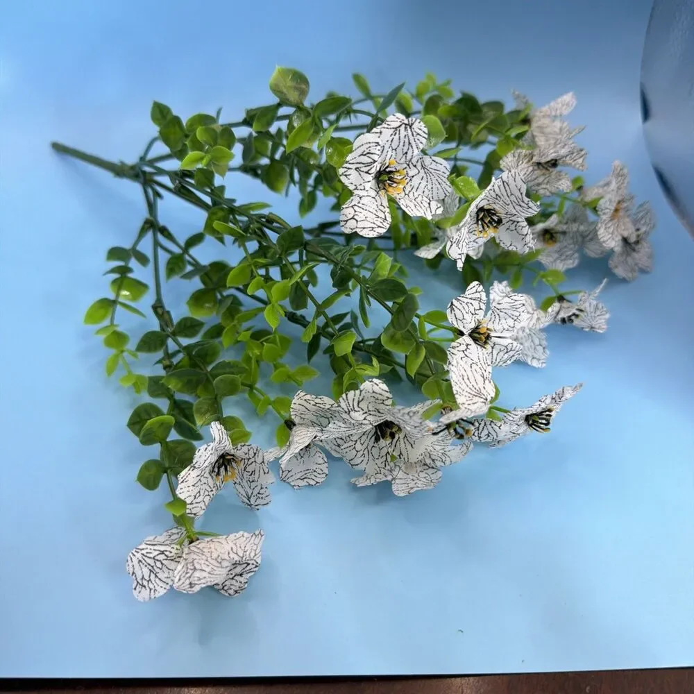 Artificial Flowers for Outdoors UV Resistant Fake Plants 6 Colors Included In $